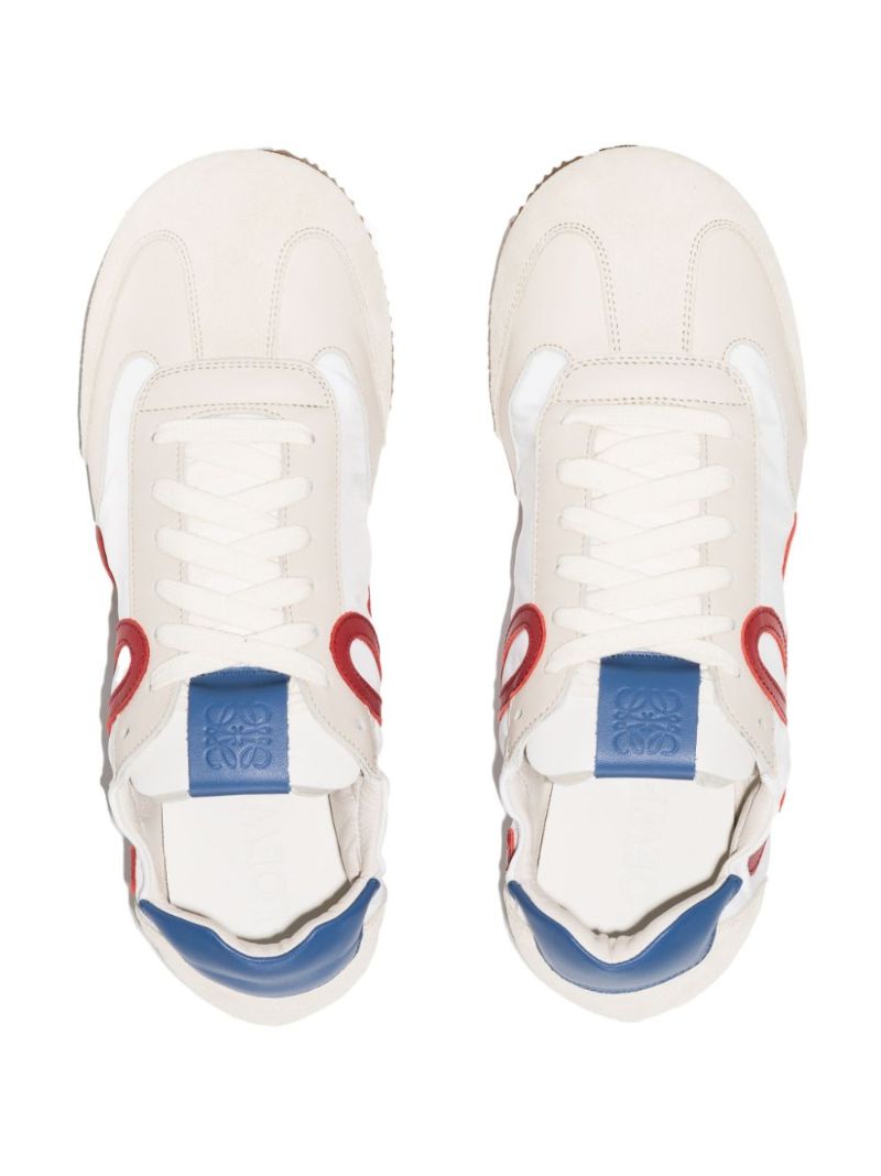 White Ballet Runner Sneakers