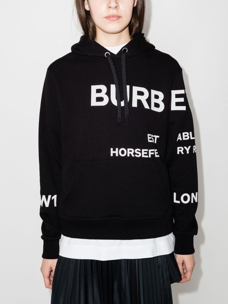Carrick Logo Print Cotton Hoodie