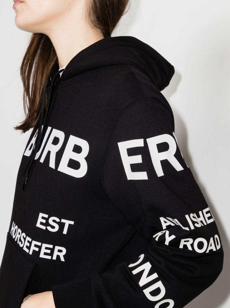 Carrick Logo Print Cotton Hoodie