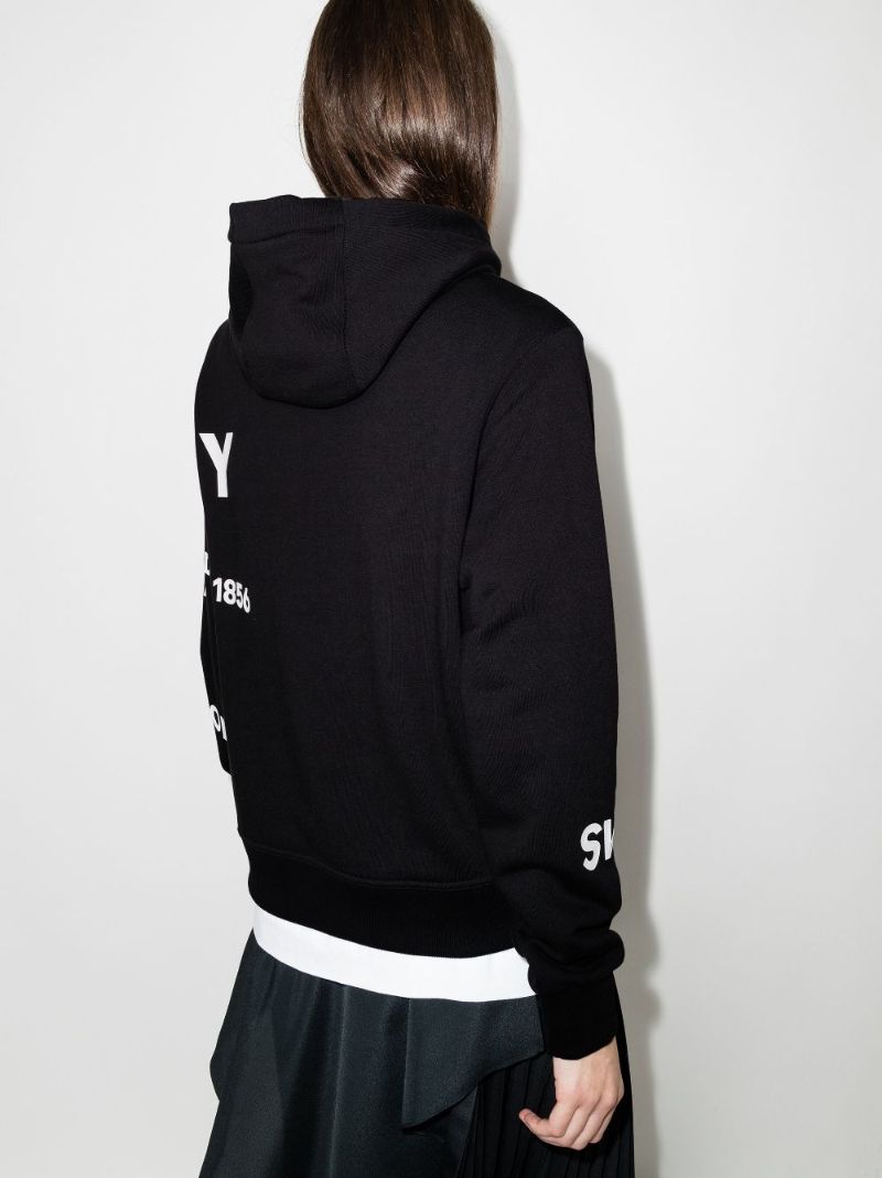 Carrick Logo Print Cotton Hoodie