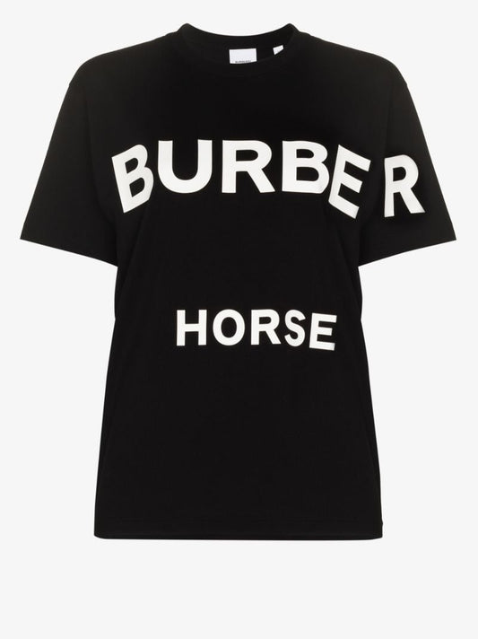 Black Horseferry Logo Print T-shirt