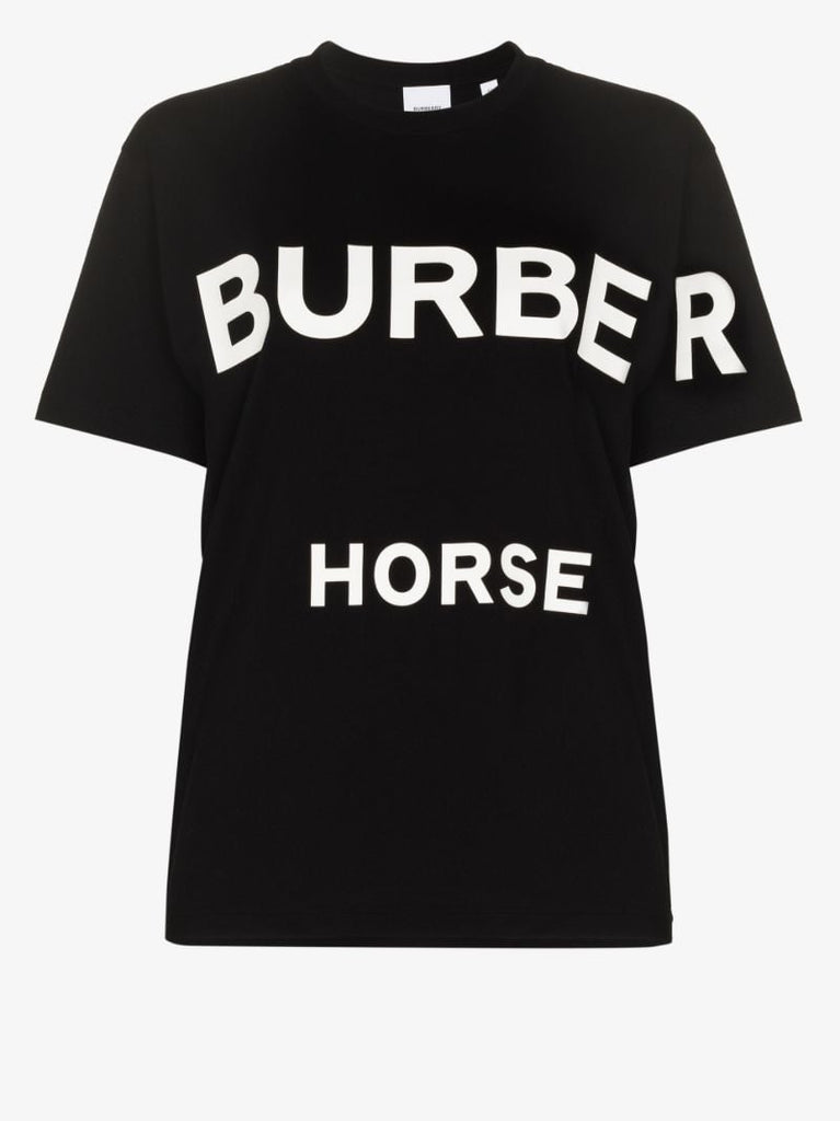 Black Horseferry Logo Print T-shirt