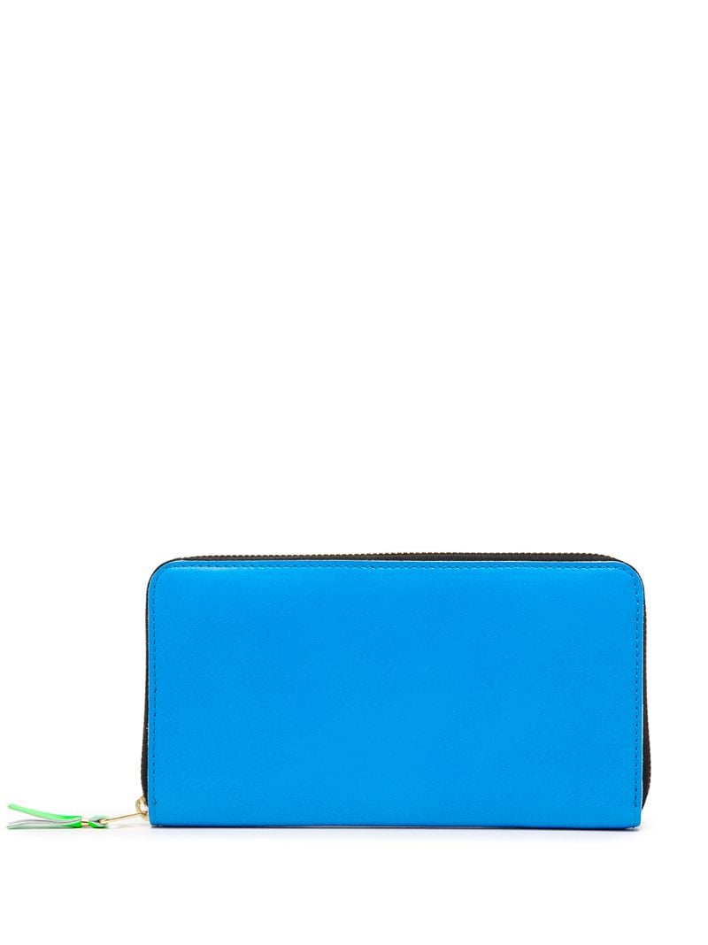 Black Super Fluo Leather Wallet
