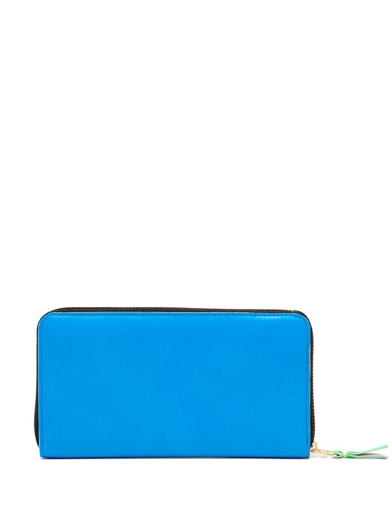 Black Super Fluo Leather Wallet