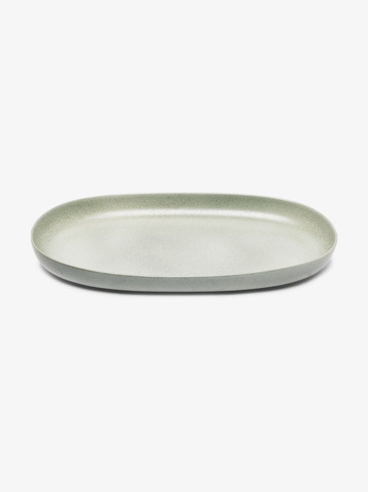 Green Terra Medium Oval Platter