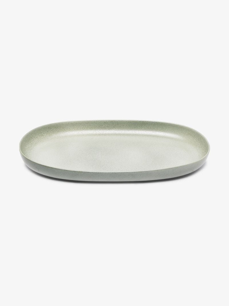 Green Terra Medium Oval Platter
