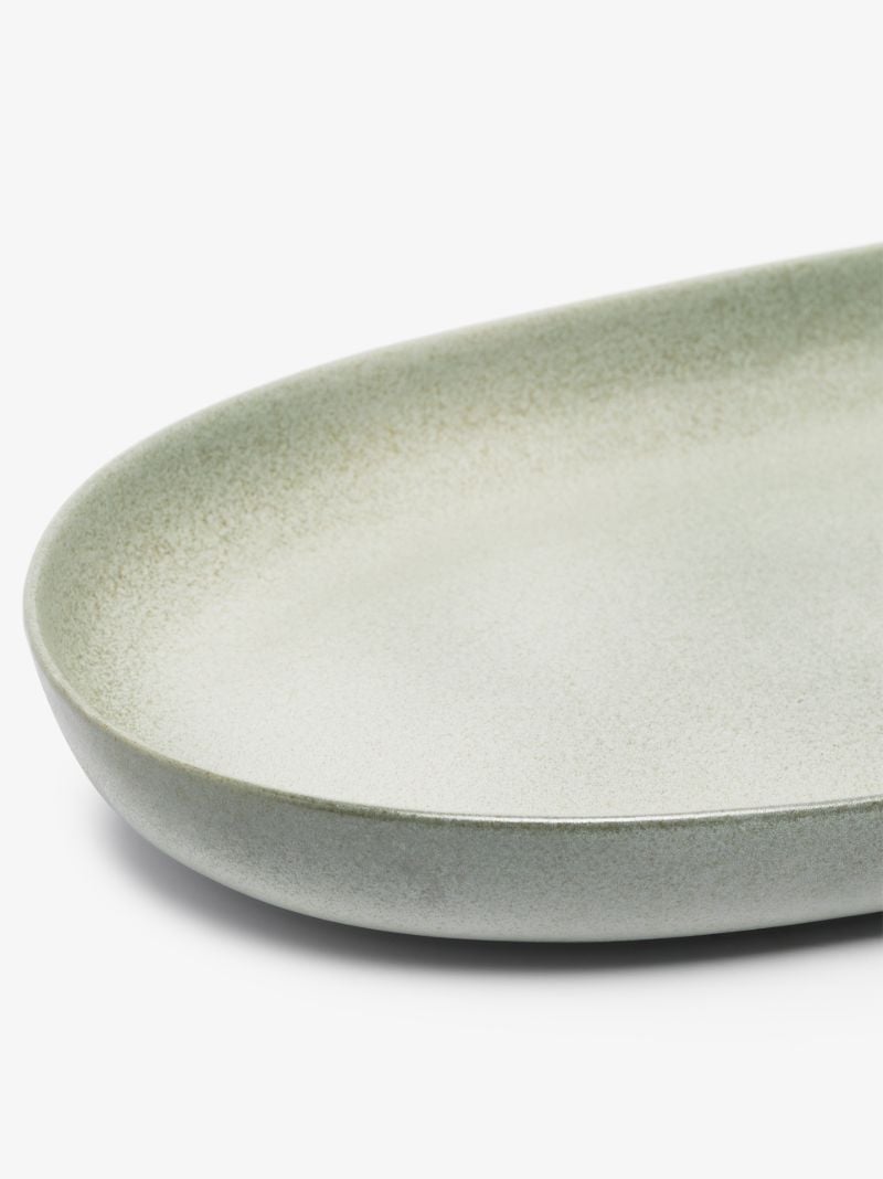 Green Terra Medium Oval Platter