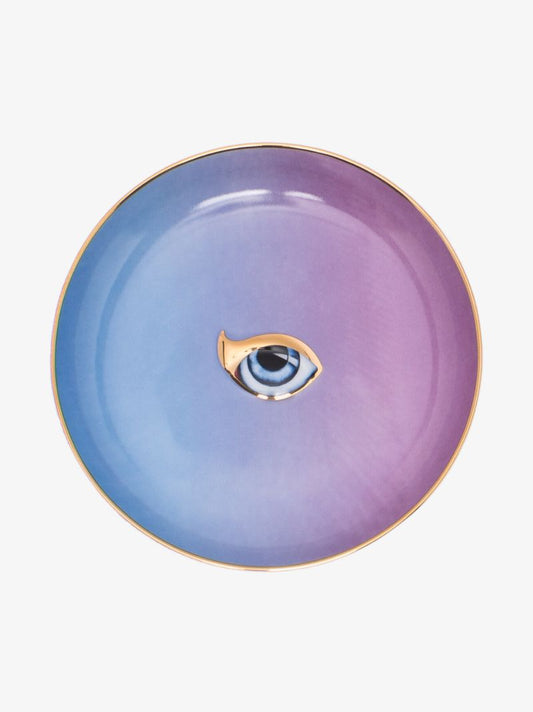 Blue and Purple Lito Plate