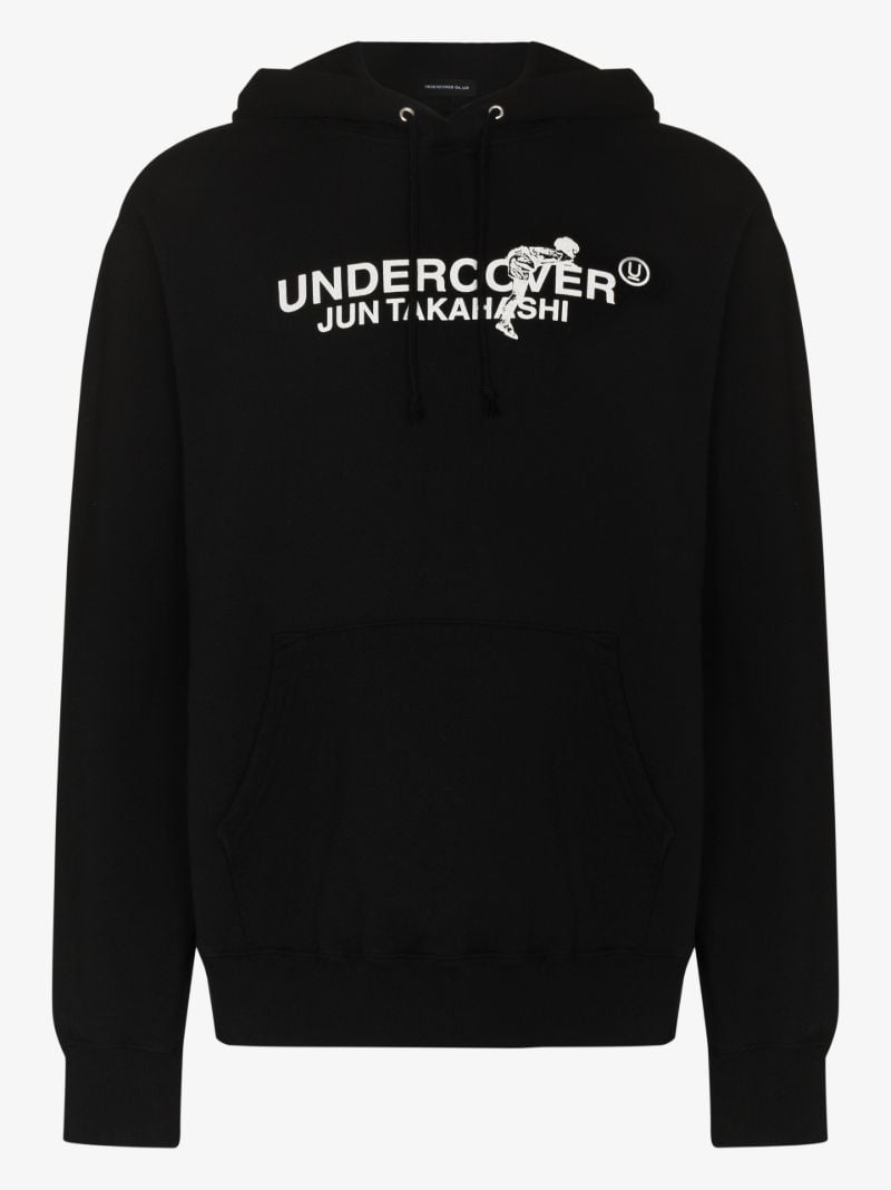 Logo Print Cotton Hoodie