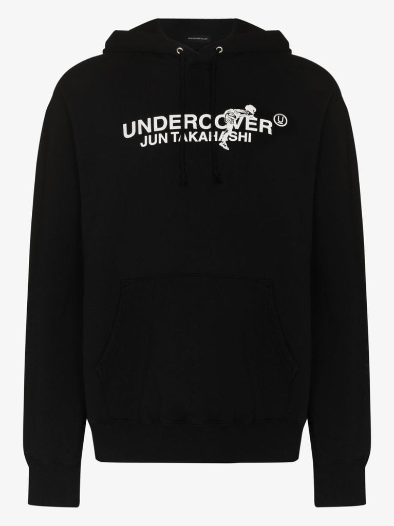 Logo Print Cotton Hoodie