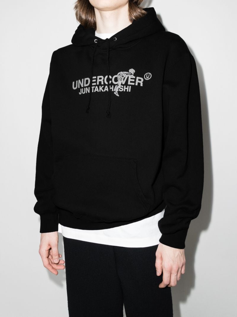 Logo Print Cotton Hoodie