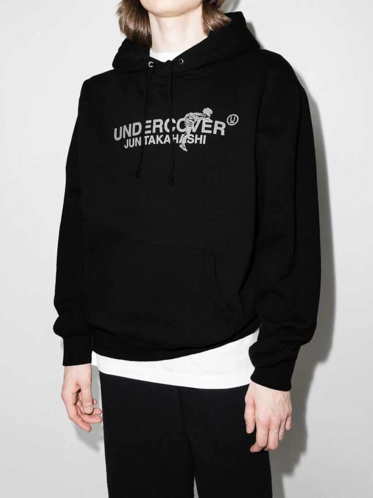 Logo Print Cotton Hoodie