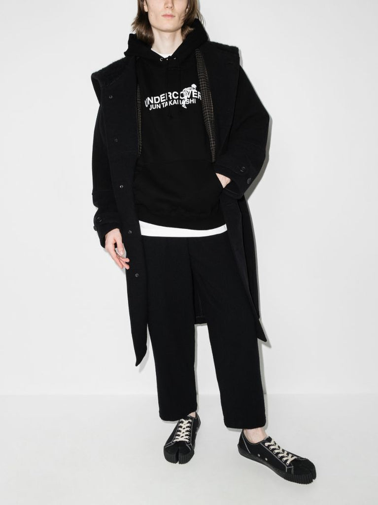 Logo Print Cotton Hoodie