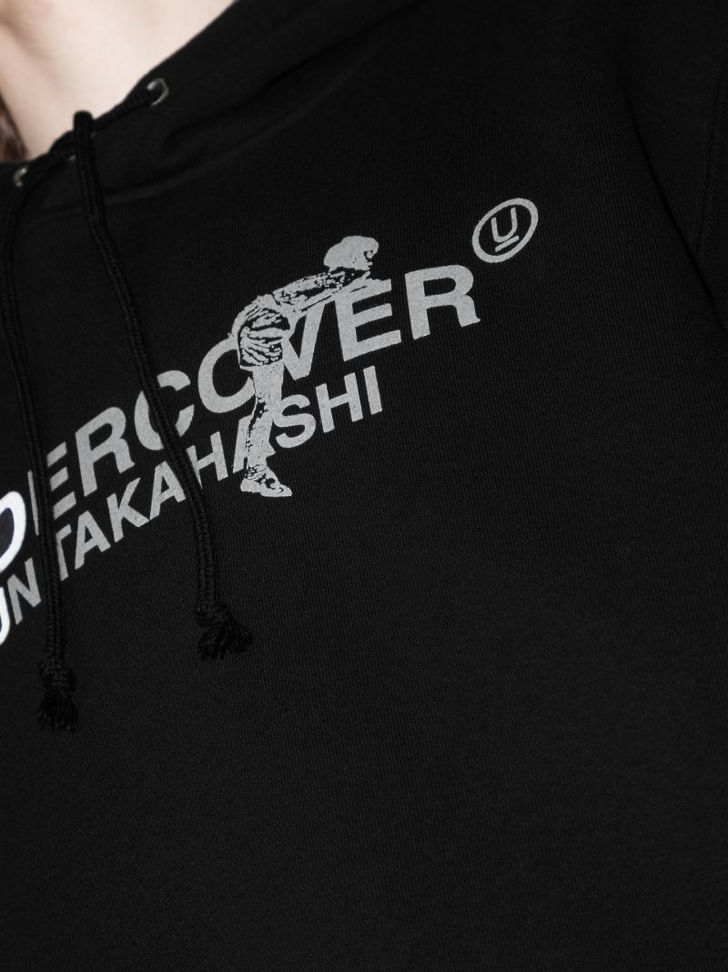 Logo Print Cotton Hoodie