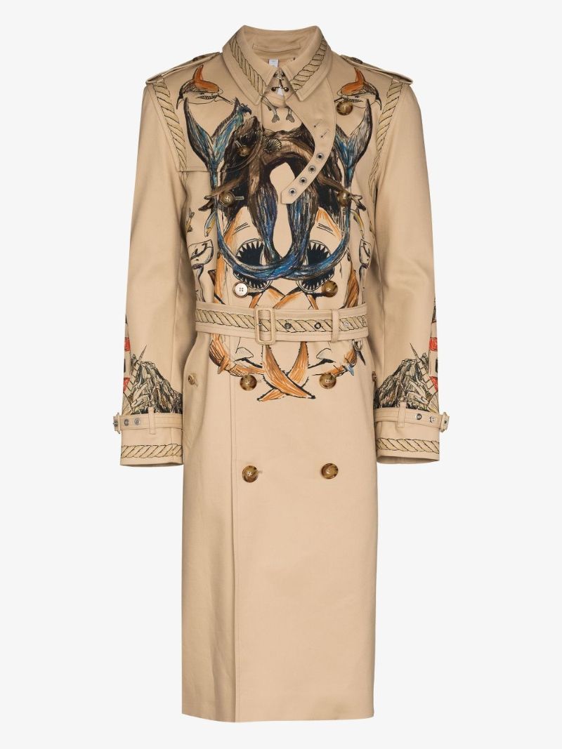 Kensington Printed Trench Coat