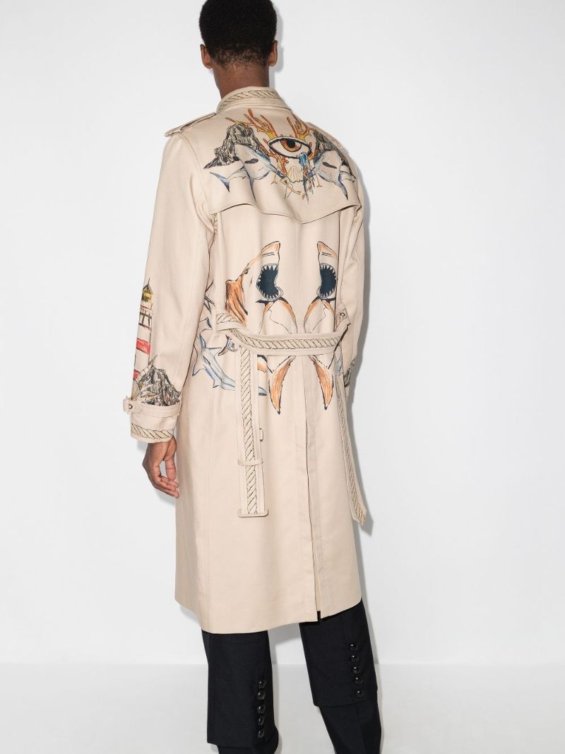 Kensington Printed Trench Coat