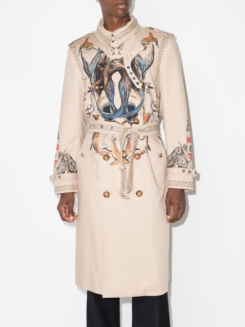 Kensington Printed Trench Coat