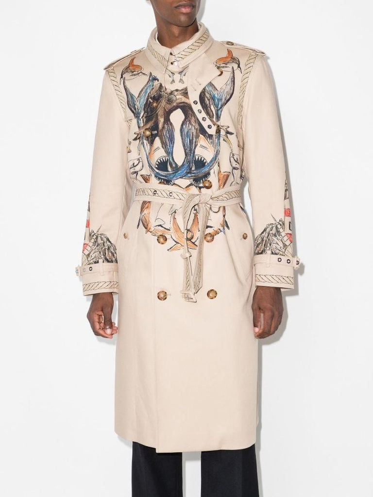 Kensington Printed Trench Coat