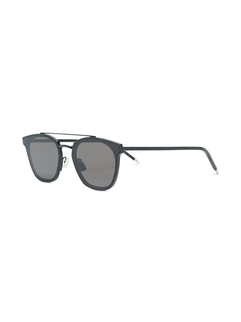 Black Sl 28 Slim Sunglasses