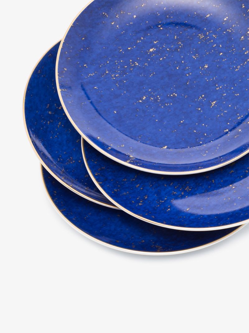 Blue Lapis CanapÃ_x0083_Â© Plate Set