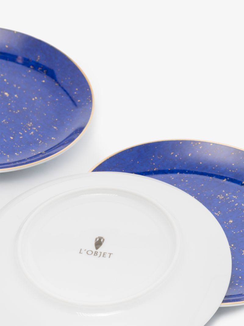 Blue Lapis CanapÃ_x0083_Â© Plate Set
