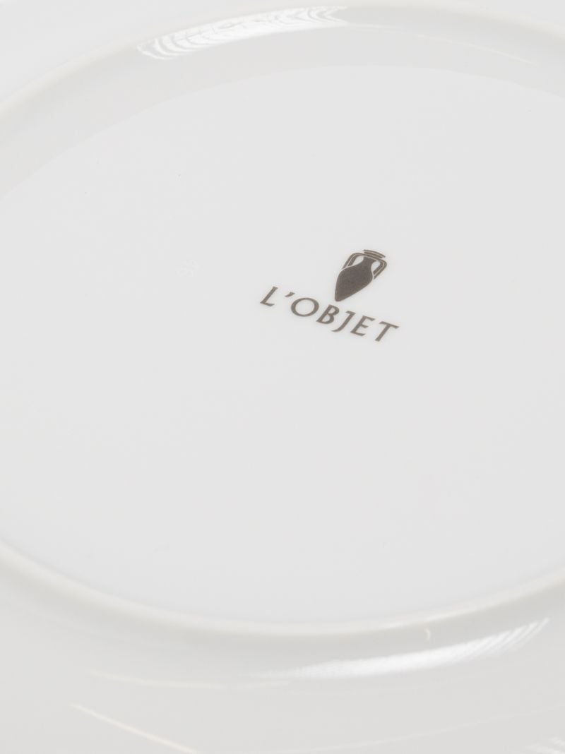 Brown Leopard Dessert Plate Set