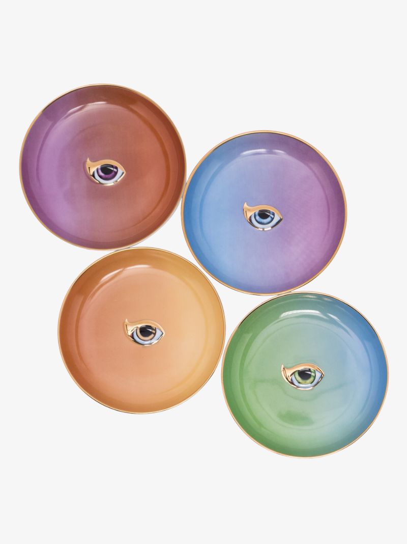 Multicoloured Lito Plate Set