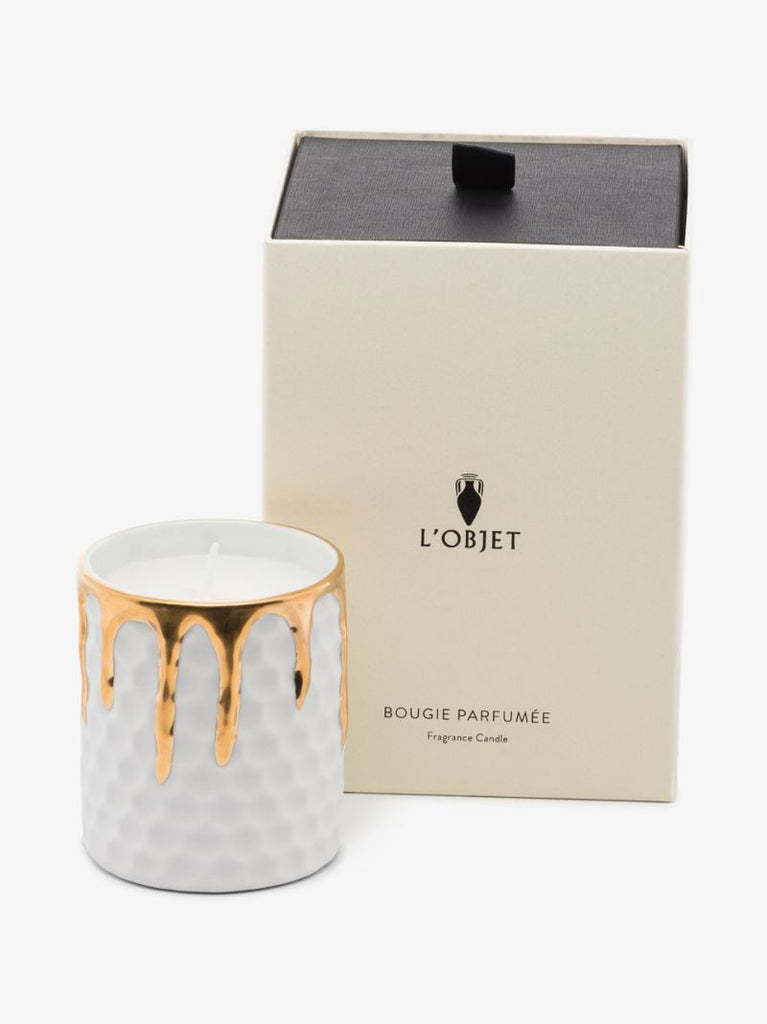 White Beehive Candle