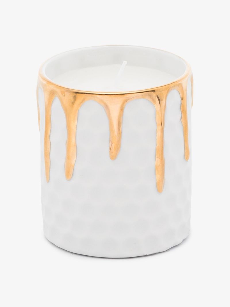 White Beehive Candle