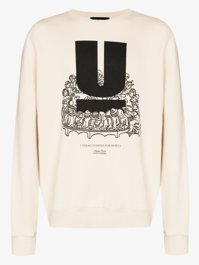 Logo Print Cotton Sweatshirt