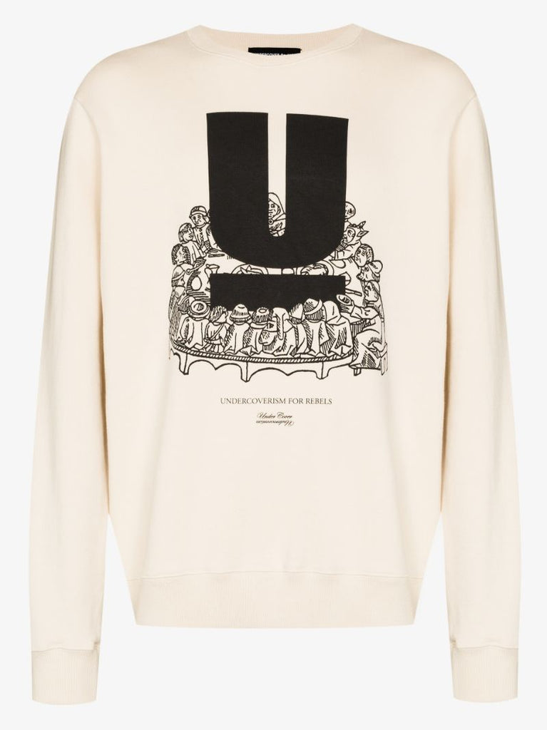 Logo Print Cotton Sweatshirt