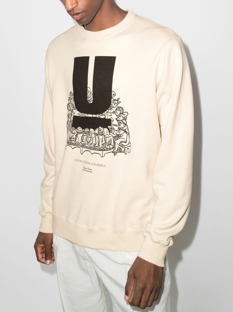 Logo Print Cotton Sweatshirt