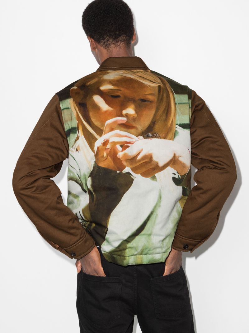 X Markus Akesson Printed Cotton Jacket