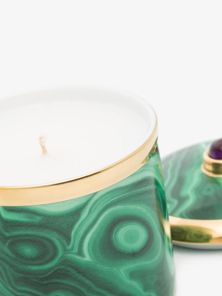 Green Malachite Candle