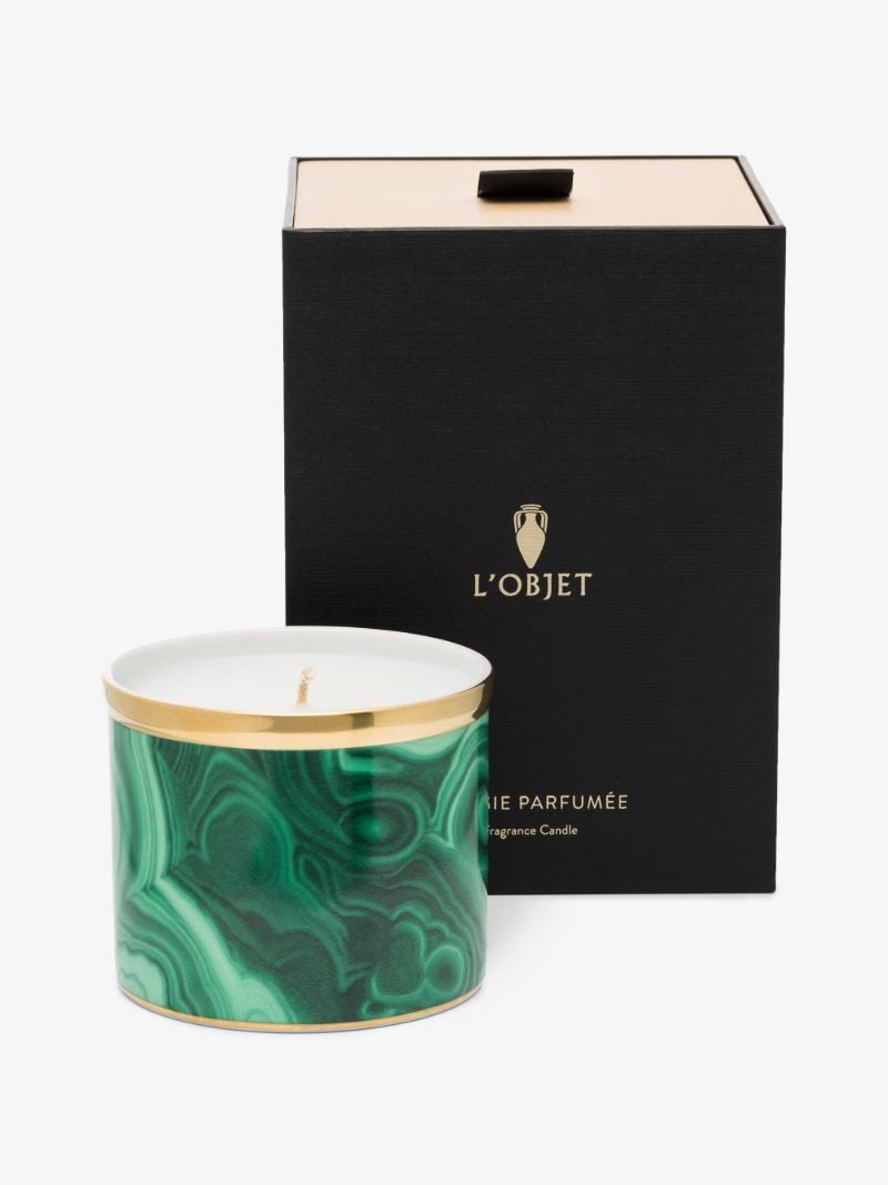 Green Malachite Candle