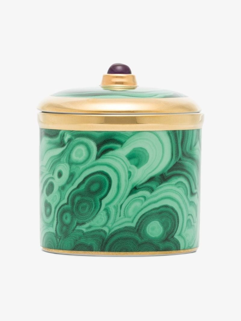 Green Malachite Candle