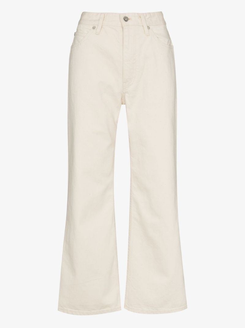 Wide-leg High-rise Jeans