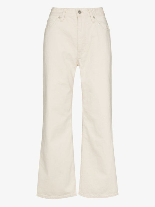 Wide-leg High-rise Jeans