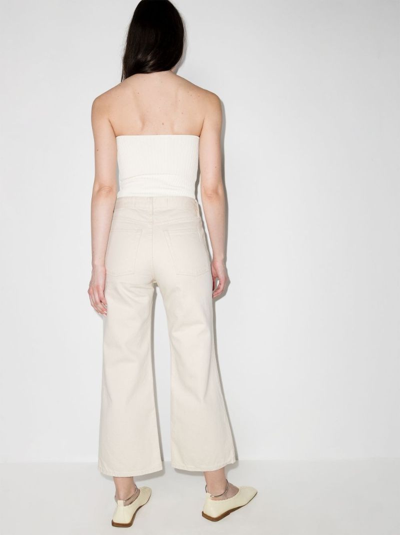 Wide-leg High-rise Jeans