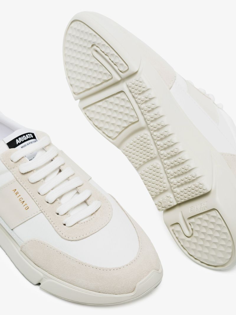 White Genesis Vintage Runner Sneakers