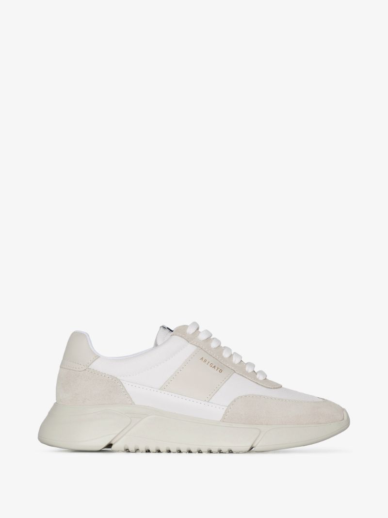 White Genesis Vintage Runner Sneakers