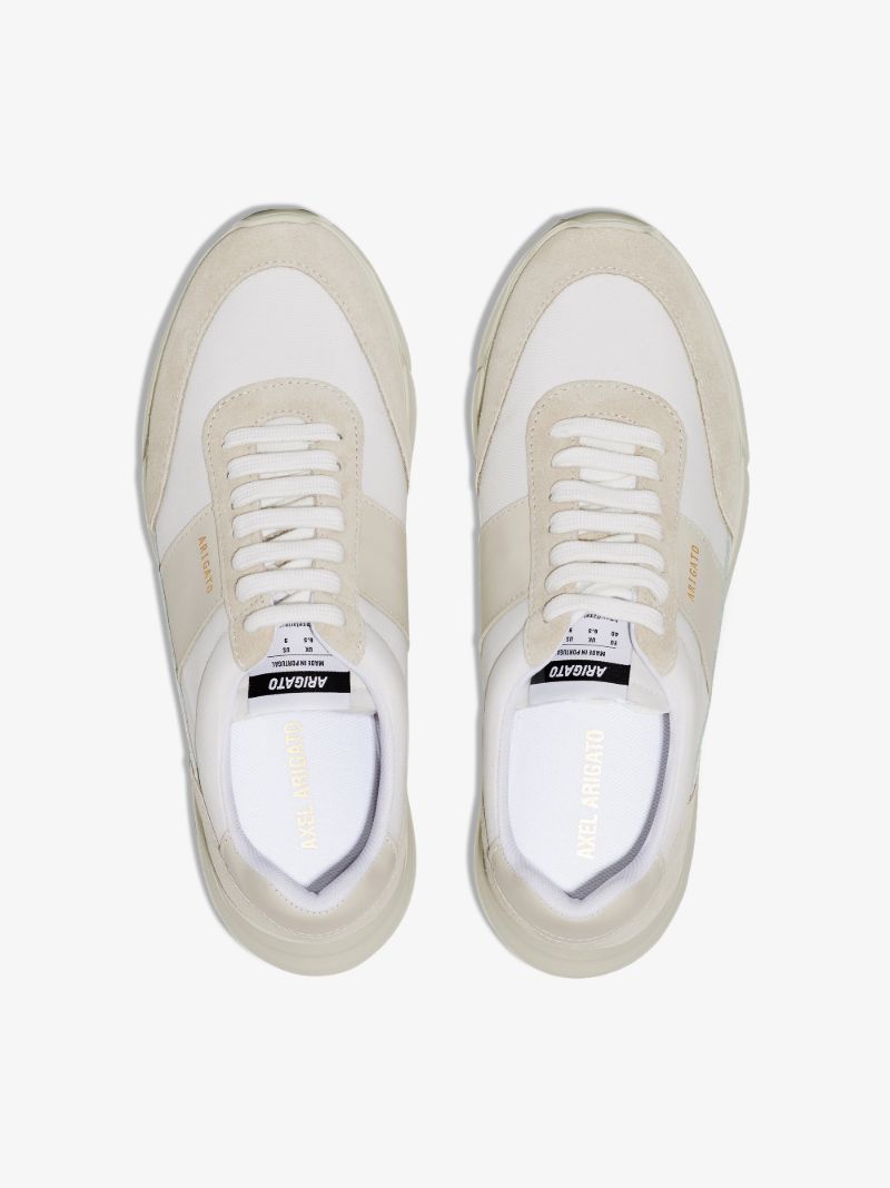 White Genesis Vintage Runner Sneakers