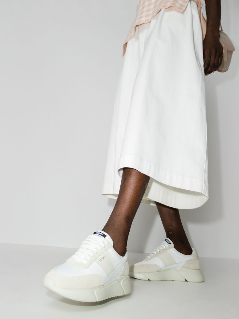 White Genesis Vintage Runner Sneakers