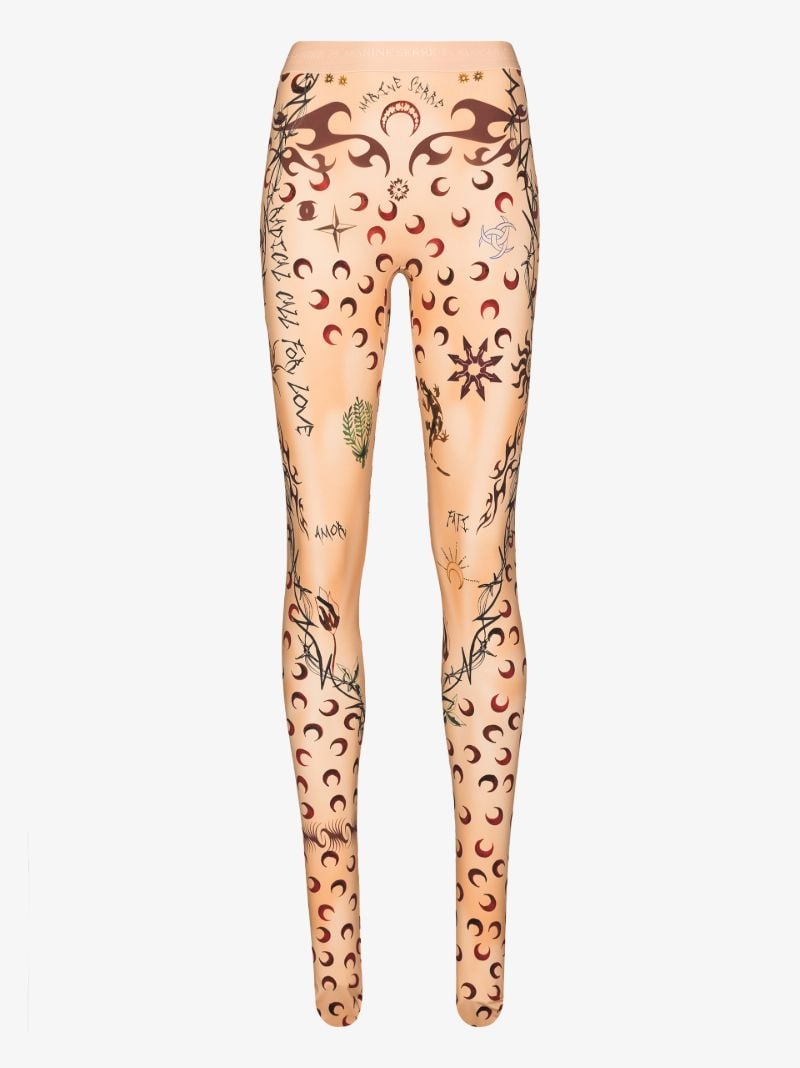 Tattoo Print Leggings