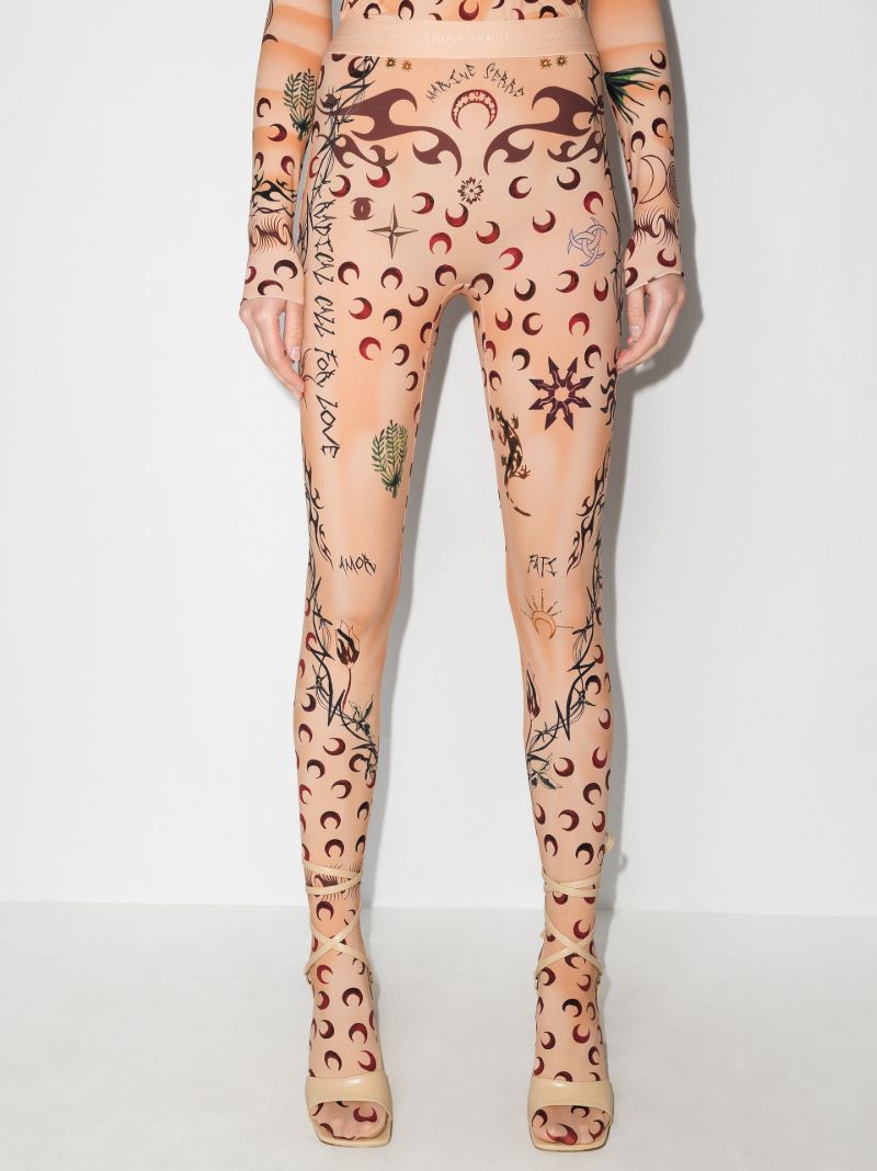 Tattoo Print Leggings