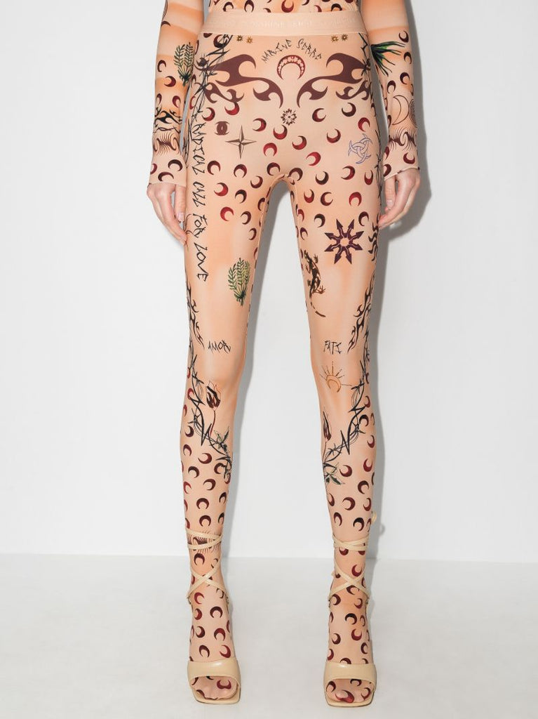 Tattoo Print Leggings