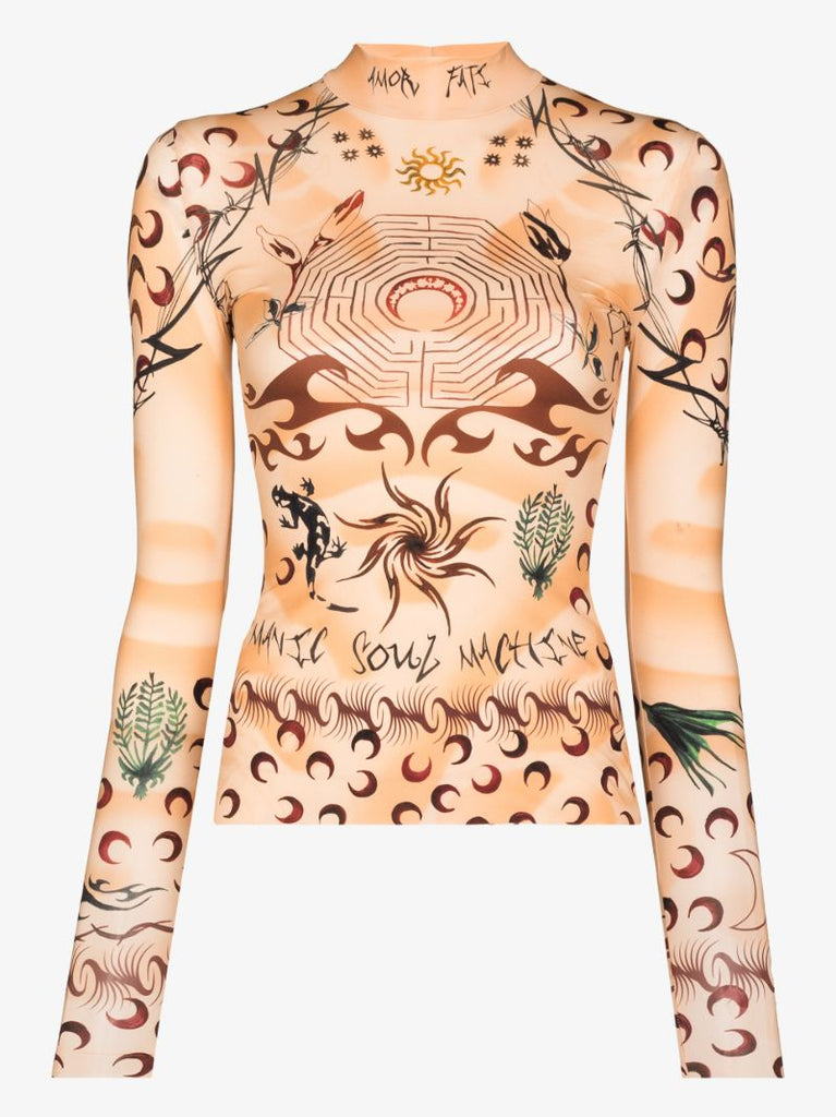 Second Skin Tattoo Top