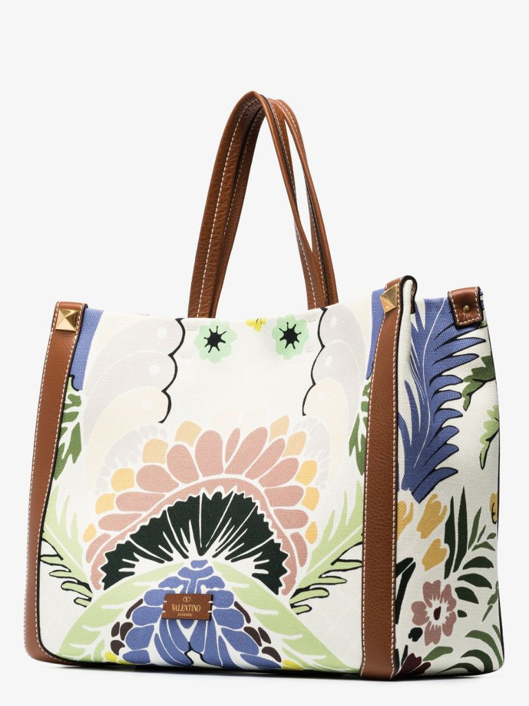 Floral-print Tote Bag