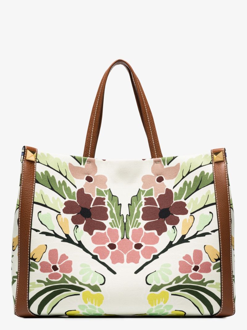 Floral-print Tote Bag