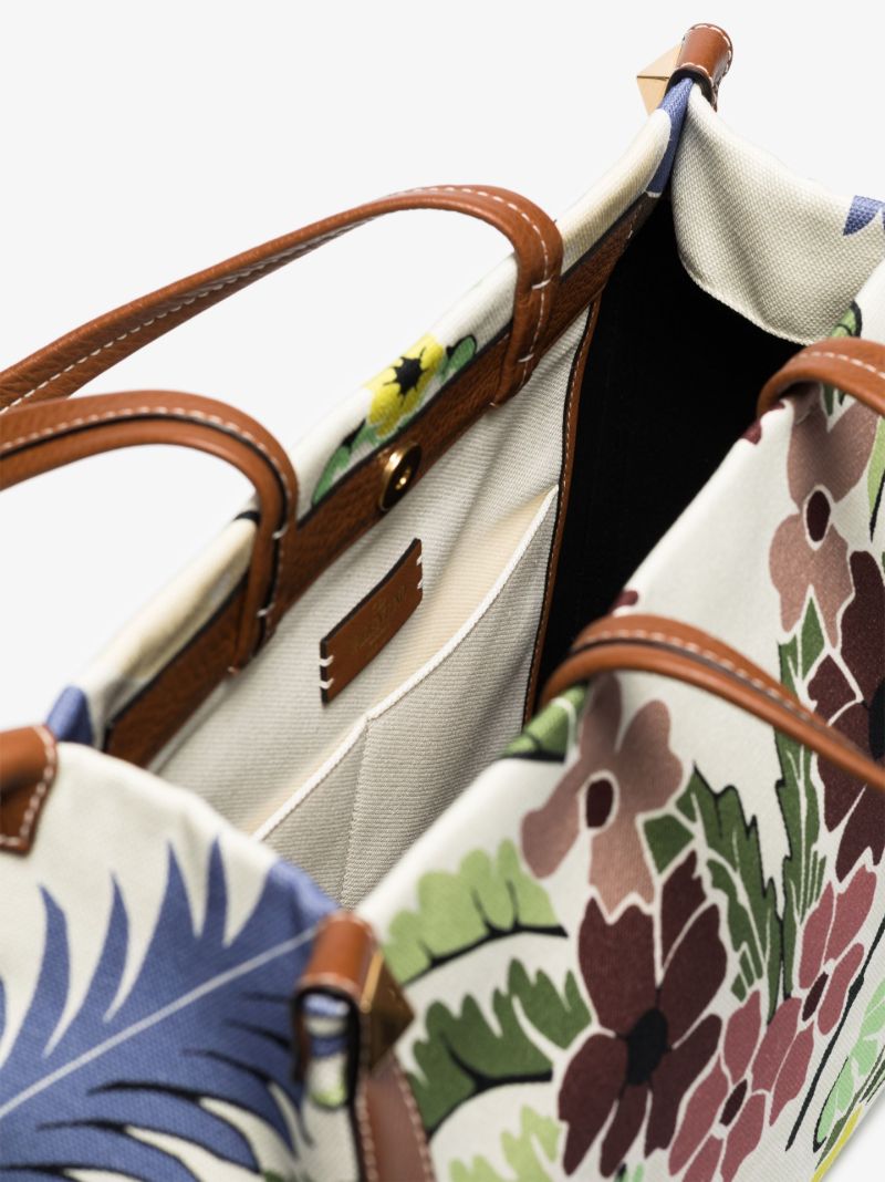 Floral-print Tote Bag